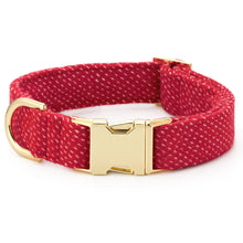 Load image into Gallery viewer, Berry Stitch Flannel Lady Bow Collar
