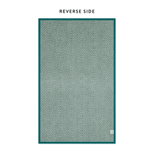 Load image into Gallery viewer, ChappyWrap Harborview Herringbone Evergreen Dog Blanket
