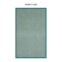 Load image into Gallery viewer, ChappyWrap Harborview Herringbone Evergreen Dog Blanket