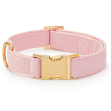 Load image into Gallery viewer, Blush Pink Candy Canes Embroidered Lady Bow Collar