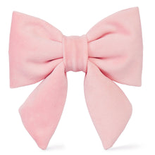 Load image into Gallery viewer, Blush Pink Velvet Lady Dog Bow