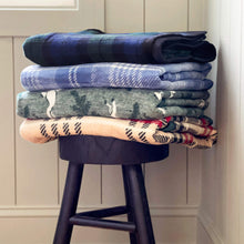 Load image into Gallery viewer, ChappyWrap Harborview Herringbone Evergreen Dog Blanket